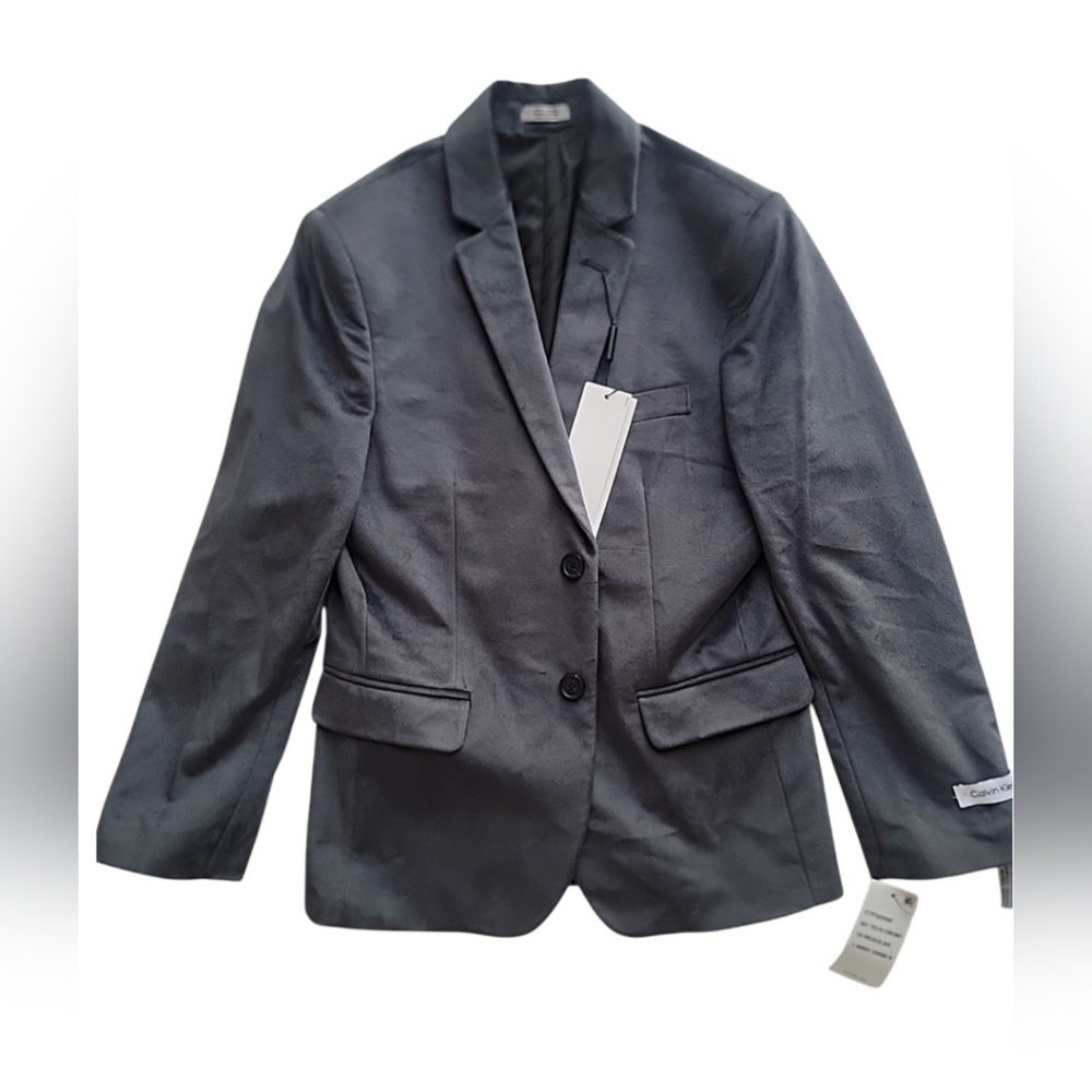 Calvin Klein Suede Blazer Jacket for Boys Size 10